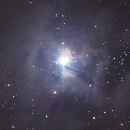 Infrared image of circumstellar disk illuminates massive star formation process